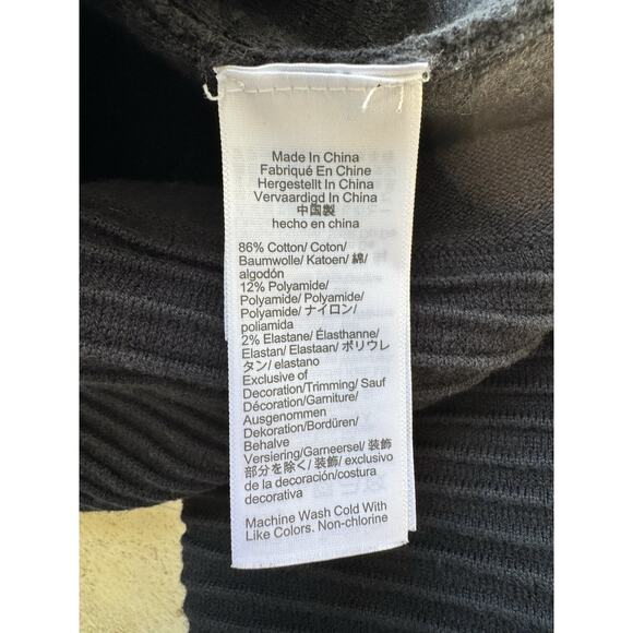 J. Crew Emilie Sweater Lady Jacket Textured Cotton Black Gold Button Size Medium - Picture 7 of 7